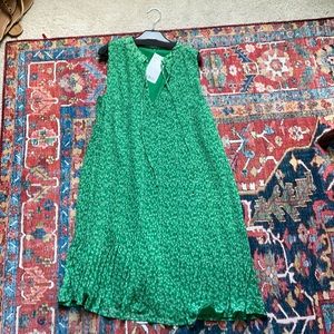 Mango pleated midi dress